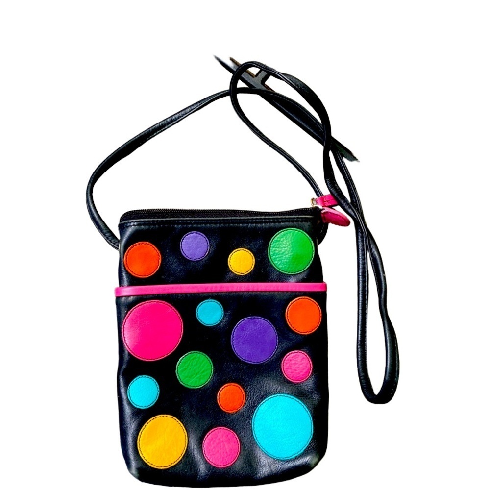 New York genuine leather fiesta crossbody shoulder mini bag